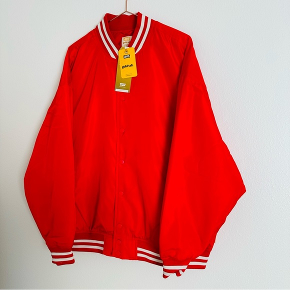 New Levi’s Gold Tab baseball jacket oversized varsity - Picture 7 of 10